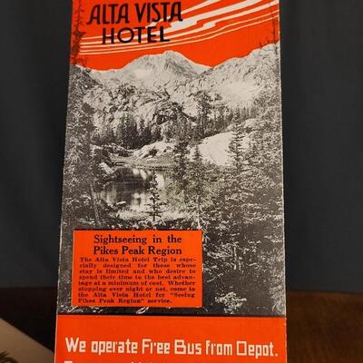 Lot 125: (3) Antique BROADMOOR HOTEL Advertising Travel Brochures w/ Opening Night Pamphlet