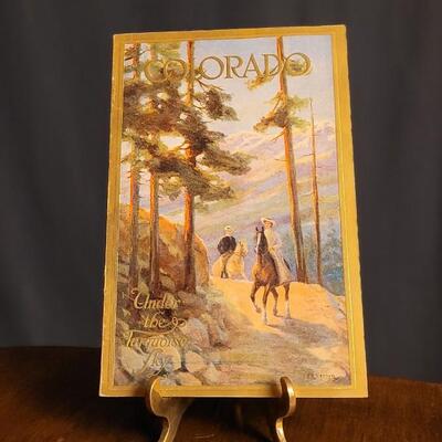 Lot 126: Antique 1911 COLORADO Under the Turquiose Sky Softback Book