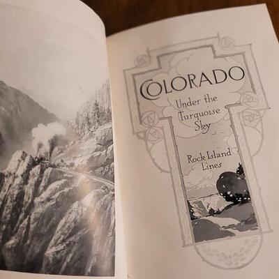 Lot 126: Antique 1911 COLORADO Under the Turquiose Sky Softback Book