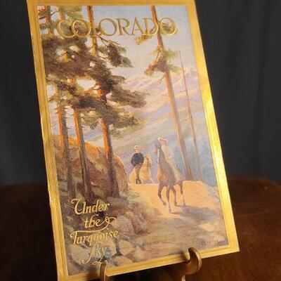 Lot 126: Antique 1911 COLORADO Under the Turquiose Sky Softback Book