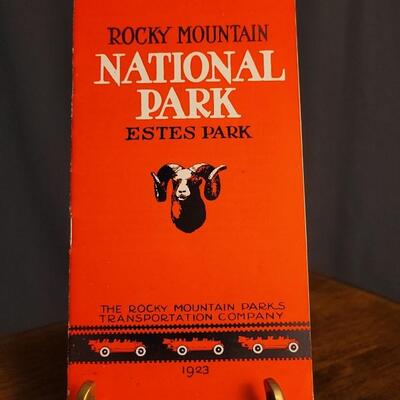 Lot 127: Set of (3) Rocky Mountain National Park ESTES PARK Travel Brochure