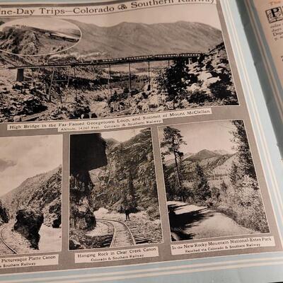 Lot 129: (4) Antique Assorted DENVER COLORADO Advertising Travel Brochures