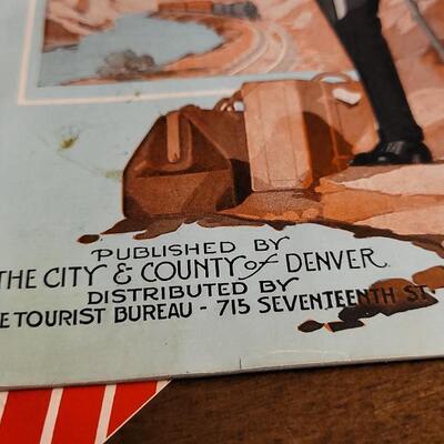 Lot 129: (4) Antique Assorted DENVER COLORADO Advertising Travel Brochures