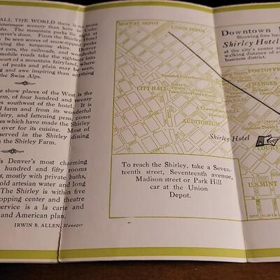 Lot 129: (4) Antique Assorted DENVER COLORADO Advertising Travel Brochures