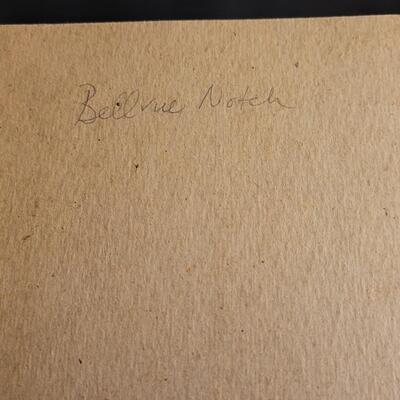 Lot 133: 8.5" x 6.5" Original Photo of BELLVUE NOTCH History Landscape Photography