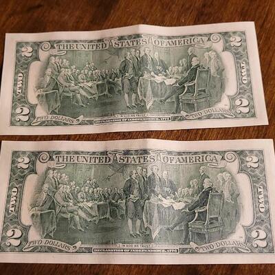 Lot 134: Group of (5) 1976 1st day Issue $2 Bills w/ Fort Collins Postmark & Stamp