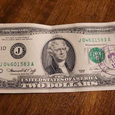 Lot 134: Group of (5) 1976 1st day Issue $2 Bills w/ Fort Collins Postmark & Stamp