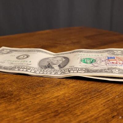 Lot 135: (5) 1976 1st Day of Issue $2 Bills w/ Fort Collins Postmark & Stamp
