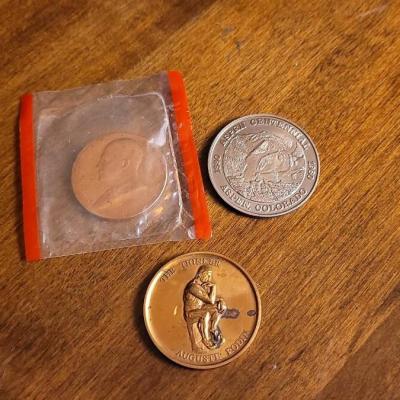 Lot 136: Assortment of (3) Collectible Coins