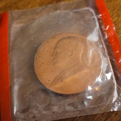 Lot 136: Assortment of (3) Collectible Coins