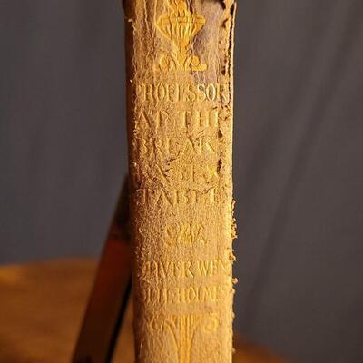 Lot 137: Antique 1902 PROFESSOR AT THE BREAKFAST TABLE by Oliver Wendell Holmes