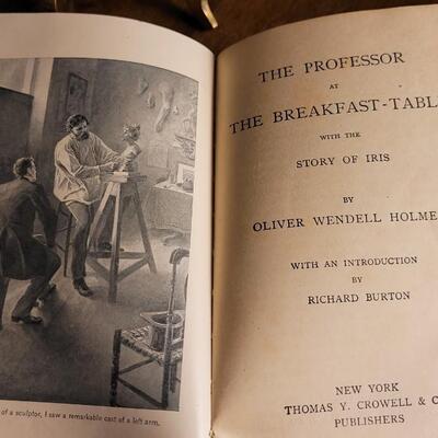 Lot 137: Antique 1902 PROFESSOR AT THE BREAKFAST TABLE by Oliver Wendell Holmes
