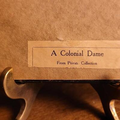 Lot 138: (2) Antique Silhouette Hanging Framed Fine Art 6.5" x 5.5"