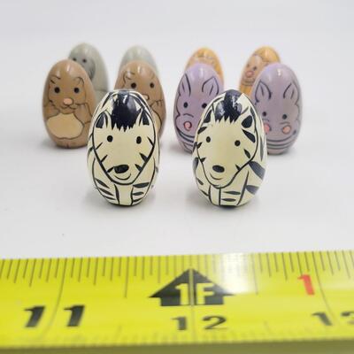MATRYOSHKA STYLE NOAHS ARK WOODEN COLLECTABLE
