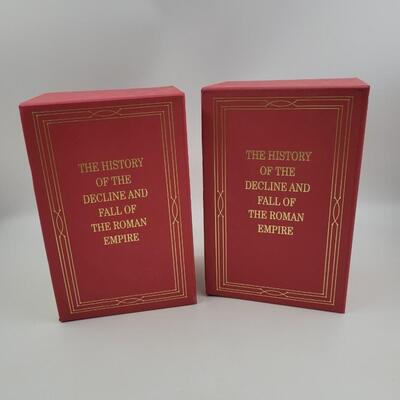 THE HISTORY & DECLINE OF THE ROMAN EMPIRE HARDBACK BOOKS SET