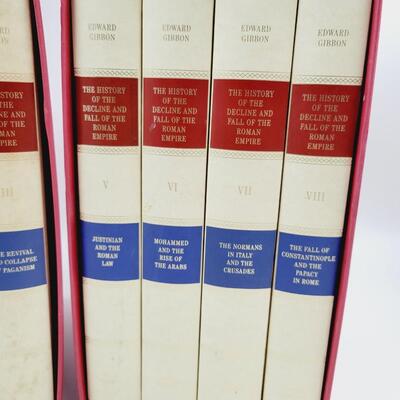 THE HISTORY & DECLINE OF THE ROMAN EMPIRE HARDBACK BOOKS SET