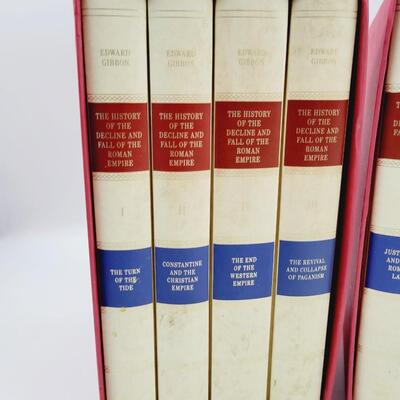 THE HISTORY & DECLINE OF THE ROMAN EMPIRE HARDBACK BOOKS SET