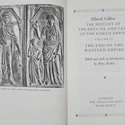 THE HISTORY & DECLINE OF THE ROMAN EMPIRE HARDBACK BOOKS SET