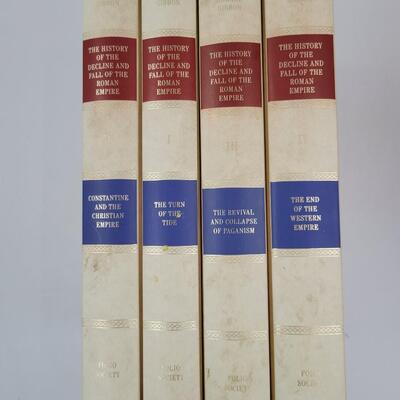 THE HISTORY & DECLINE OF THE ROMAN EMPIRE HARDBACK BOOKS SET