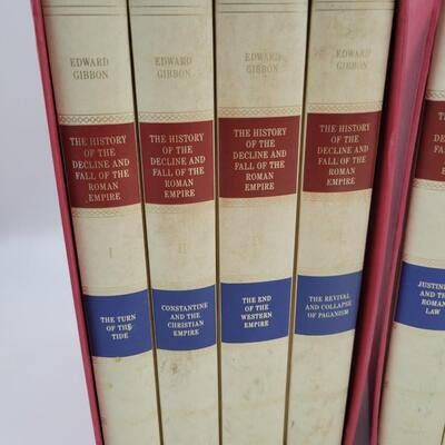 THE HISTORY & DECLINE OF THE ROMAN EMPIRE HARDBACK BOOKS SET
