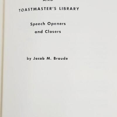 1972 COMPLETE SPEAKERS & TOAST MASTERS LIBRARY