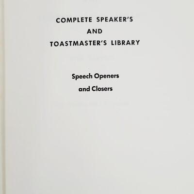 1972 COMPLETE SPEAKERS & TOAST MASTERS LIBRARY