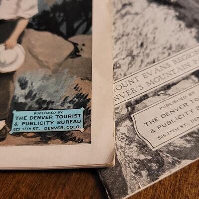 Lot 142: (2) Antique COME UP TO COLORADO Tourism Advertising Picture Books