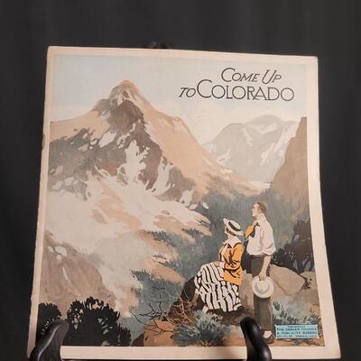 Lot 142: (2) Antique COME UP TO COLORADO Tourism Advertising Picture Books