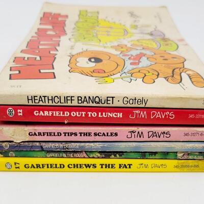 VINTAGE GARFIELD & HEATH CLIFF BOOK BUNDLE