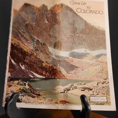 Lot 143; (2) Antique COME UP TO COLORADO Tourism Advertising Photo Books