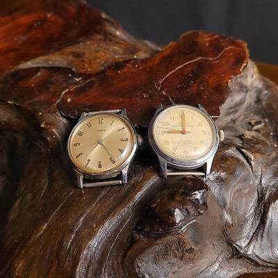 Lot 144: (2) Vintage Watches PARTS REPAIR feat. TIMEX + JACKSON