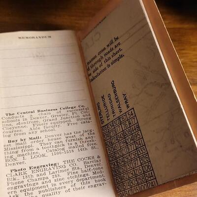 Lot 145: Antique 1909 CLASON'S COLORADO Hotel Guide and Commercial Index w/ Fold Out RAILROAD SYSTEM MAP