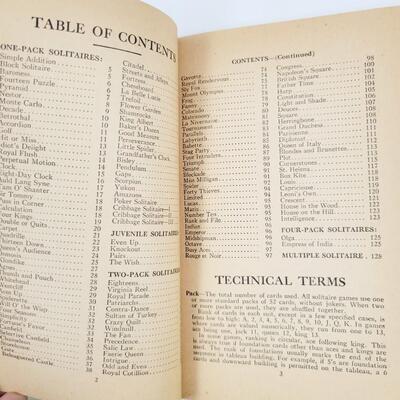 VINTAGE HOW TO PLAY CARD GAMES PAPERBACK BOOKS