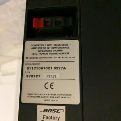 Bose speakers and CD Player