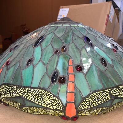 Glass Dragonfly lamp shade