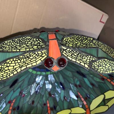 Glass Dragonfly lamp shade
