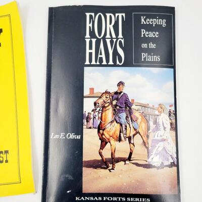 FORT RILEY & FORT HAYS INFORMATION PAPERBACK BOOKS