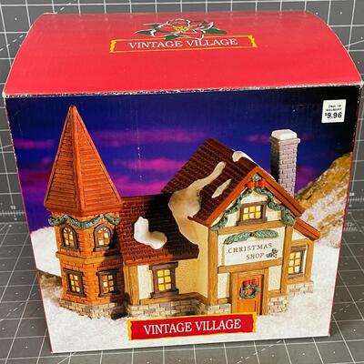 Vintge Village Christmas Shop 