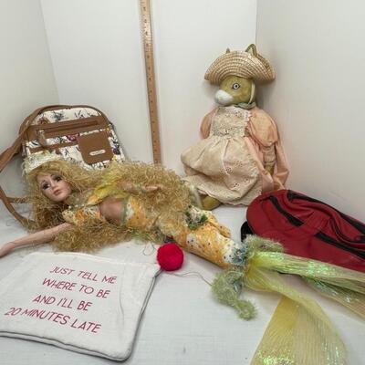 Bags, bunnies, purse and Fanny pac