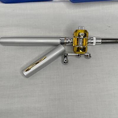 Pocket Fishing Pole, Fishing Pole, tackle Box