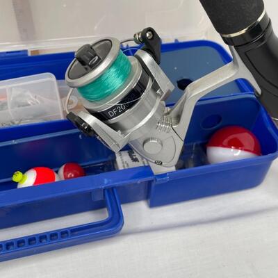 Pocket Fishing Pole, Fishing Pole, tackle Box