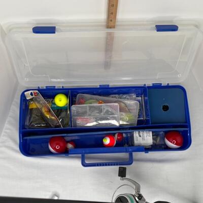 Pocket Fishing Pole, Fishing Pole, tackle Box