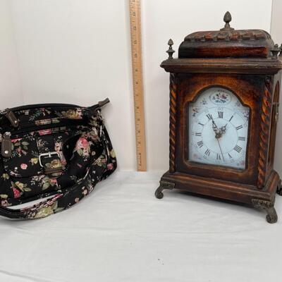 Clock, purse