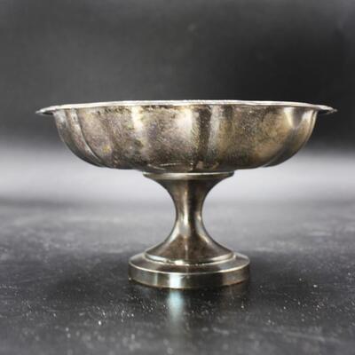 Vintage WM A. Rogers Metal Silver Plate Compote Candy Dish