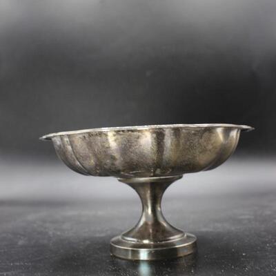 Vintage WM A. Rogers Metal Silver Plate Compote Candy Dish