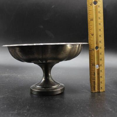 Vintage WM A. Rogers Metal Silver Plate Compote Candy Dish