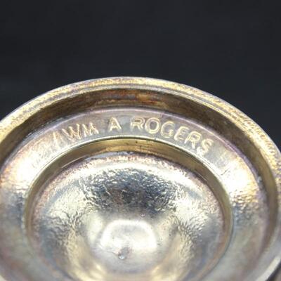 Vintage WM A. Rogers Metal Silver Plate Compote Candy Dish