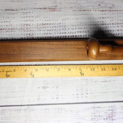 Thin Wall Mounted Wood Candlestick Holder