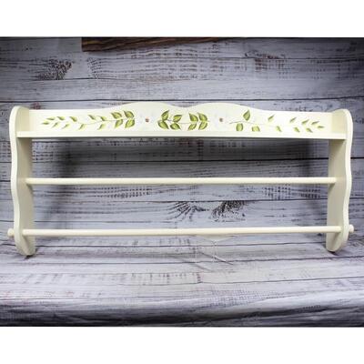 Retro Thomas Pacconi Classics Leaf Towel Rack Shelf