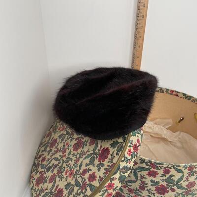 Vintage Mink Hat in Hatbox